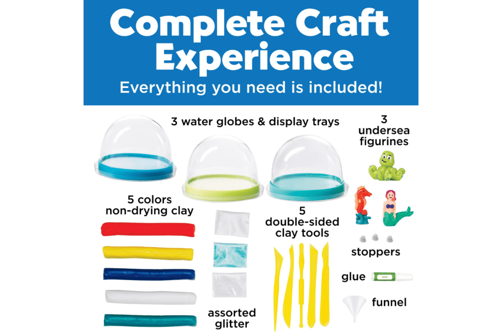 Make Your Own Water Globe Kits (Two Themes Available)