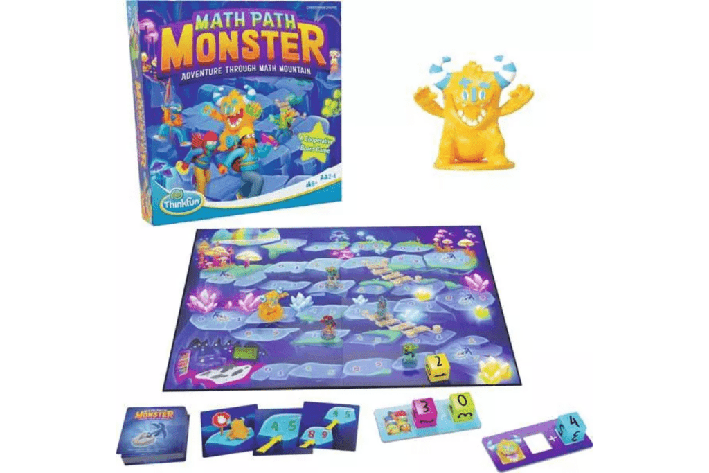 Math Path Monster, ThinkFun, cooperative games, family board games, math board games, games for 8 years and up, The Montessori Room, Toronto, Ontario, Canada. 