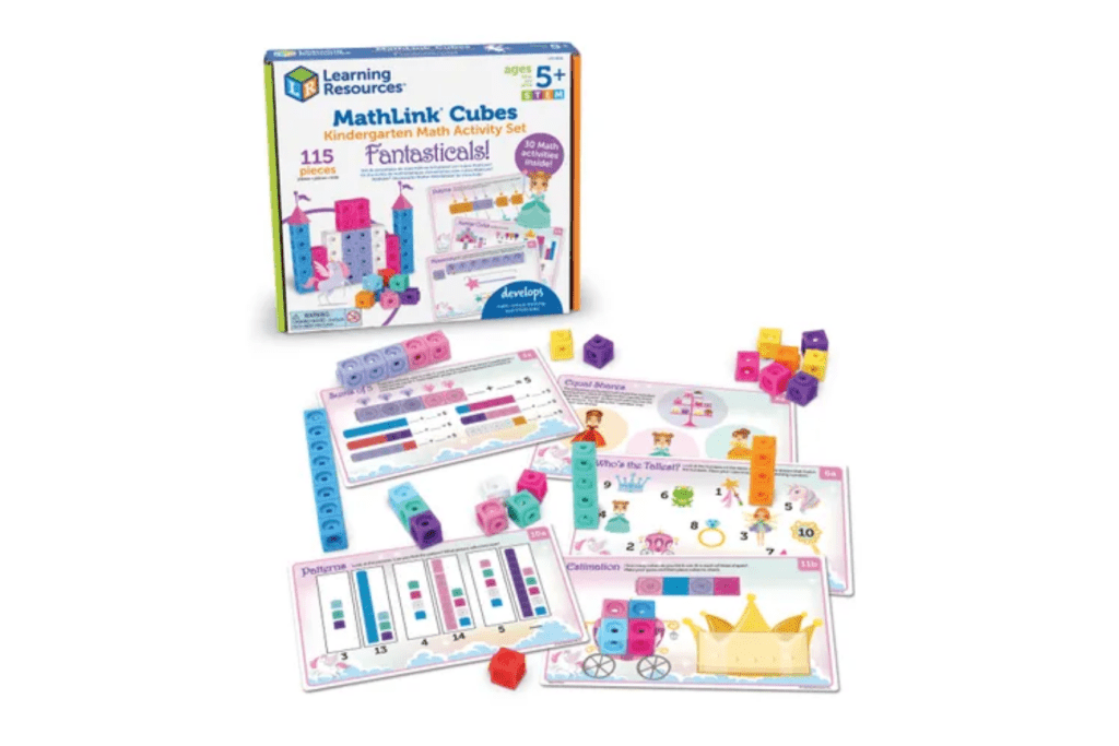 MathLink Cubes Kindergarten Math Activity Set: Fantasticals!, Learning Resources, kindergarten readiness, kindergarten math prep, math toys, The Montessori Room, Toronto, Ontario, Canada. 