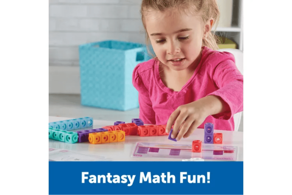 MathLink Cubes Kindergarten Math Activity Set: Fantasticals!