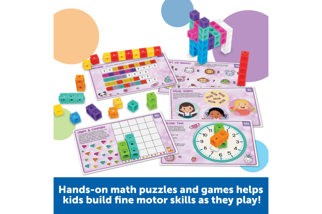 MathLink® Cubes Kindergarten Math Activity Set: Mathtastics! I The ...
