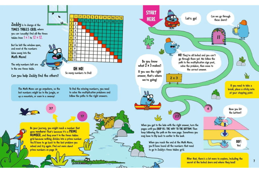 Mega Math Maze: A Multiplication Adventure