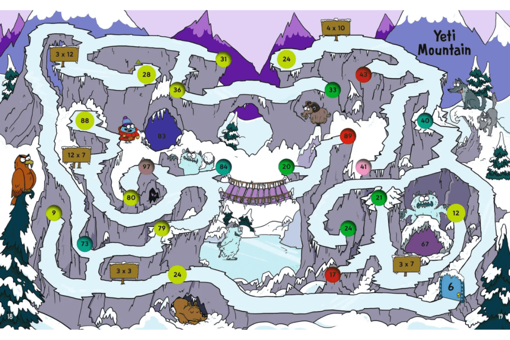 Mega Math Maze: A Multiplication Adventure