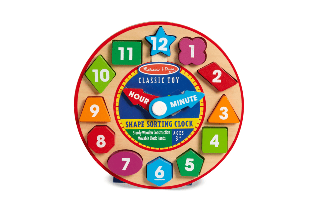 Melissa & Doug Shape Sorting Clock