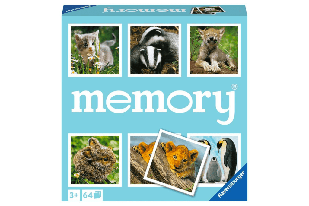 Memory Game by Ravensburger, travel games for kids, memory games for kids, best games for kids, games with real photographs, educational games, classroom games, The Montessori Room, Toronto, Ontario, Canada. 