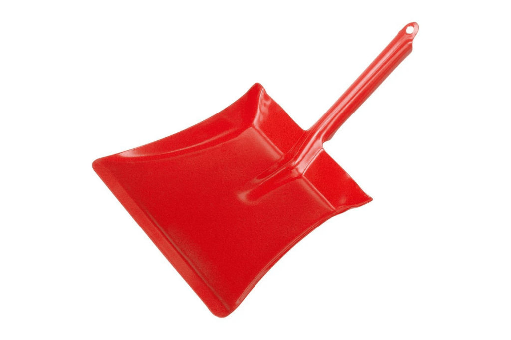 Metal Dustpan Red (for Children&#39;s Hand Broom)