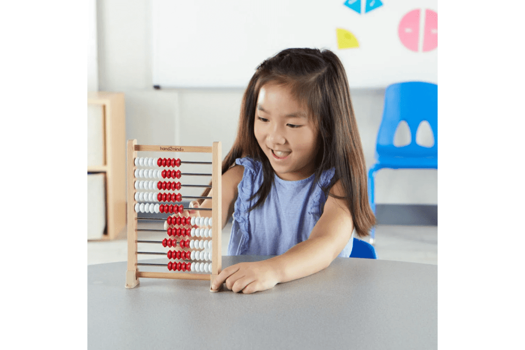 Mini Rekenrek Mini 100-Bead Rekenrek I The Montessori Room