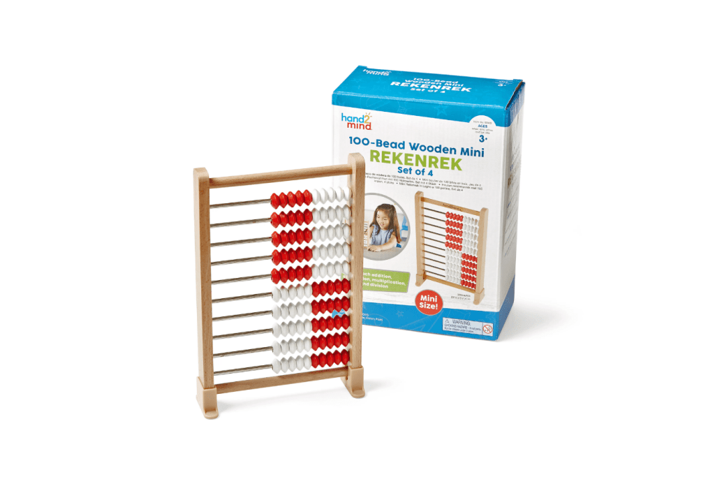 Mini Rekenrek Mini 100-Bead Rekenrek (Set of 4) I The Montessori Room