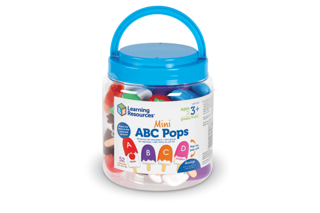 Mini ABC Pops: Match The Letter to the Word