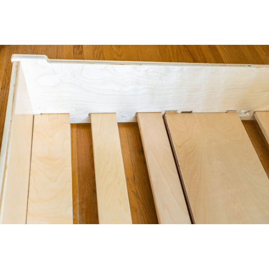 Montessori Floor Bed (Flips To A Toddler Bed) - Wood Imperfections