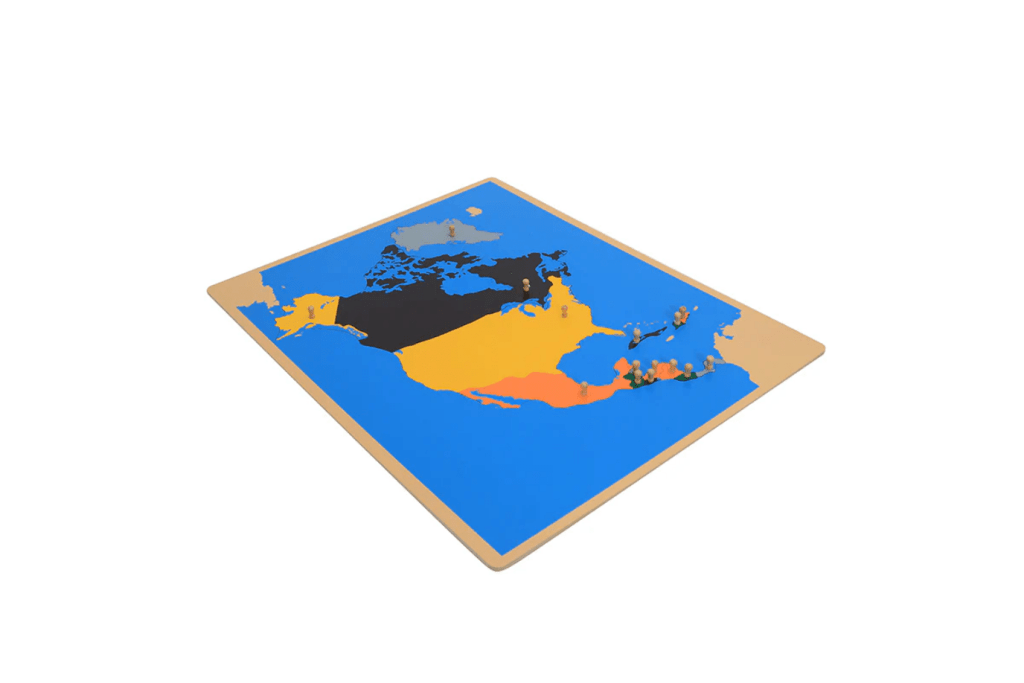 Montessori Puzzle Maps & Puzzle Map Cabinet