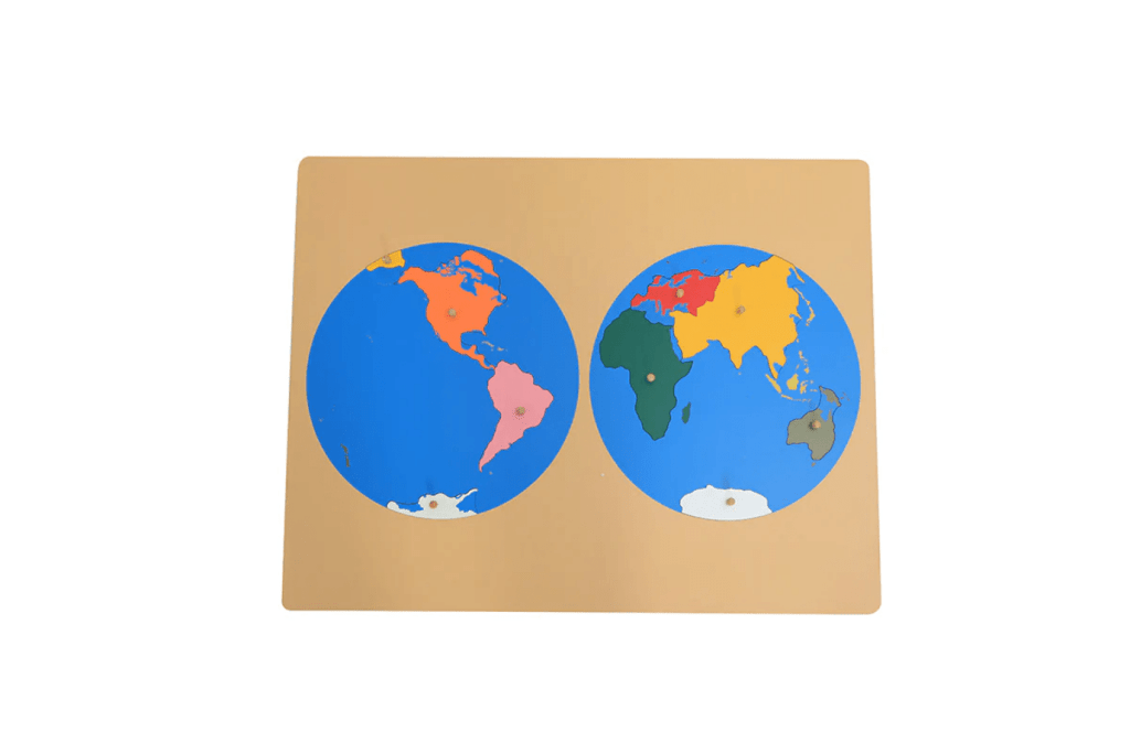 Montessori Puzzle Maps & Puzzle Map Cabinet