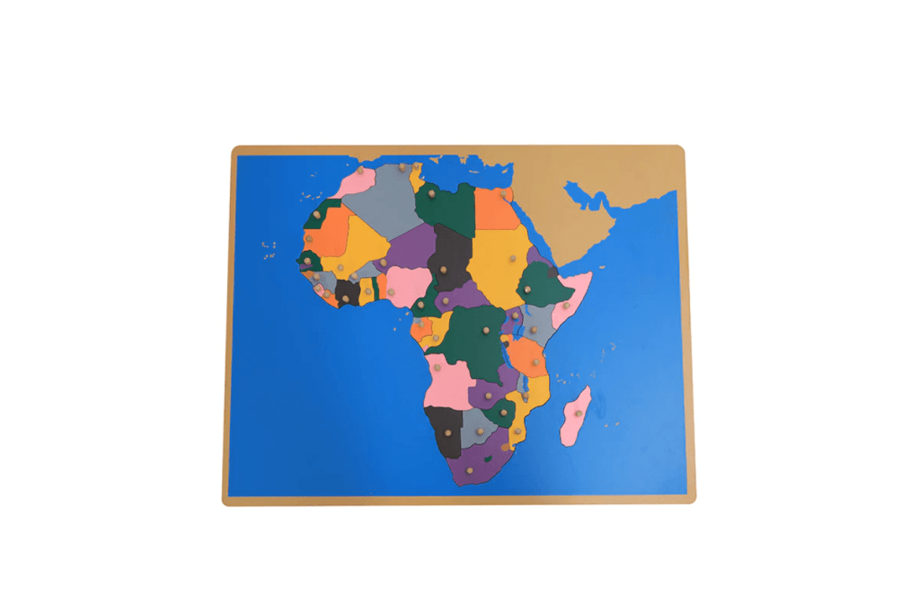 Montessori Puzzle Maps & Puzzle Map Cabinet