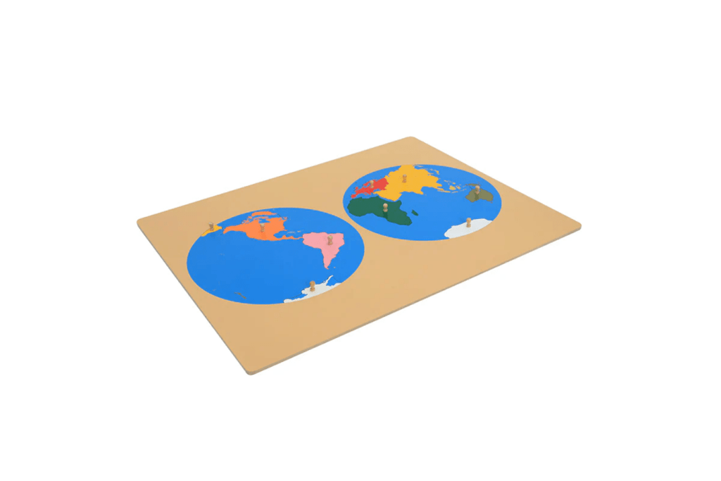 Montessori Puzzle Maps & Puzzle Map Cabinet