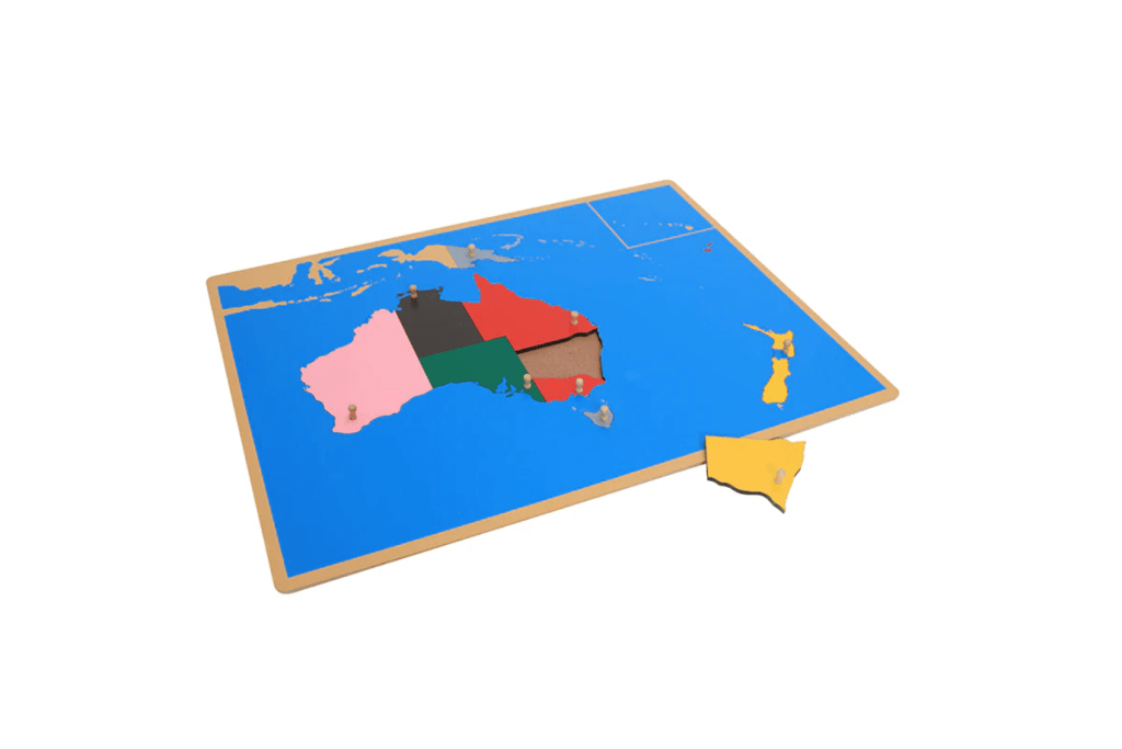 Montessori Puzzle Maps & Puzzle Map Cabinet