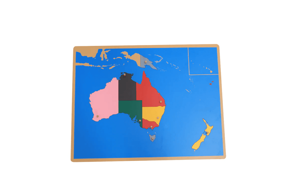 Montessori Puzzle Maps & Puzzle Map Cabinet