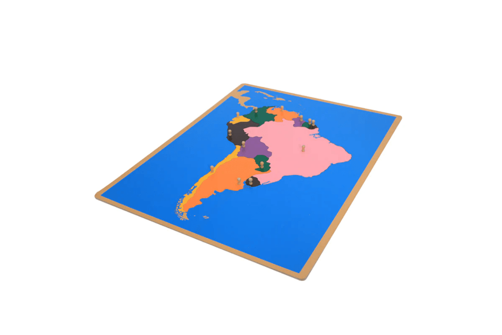 Montessori Puzzle Maps & Puzzle Map Cabinet