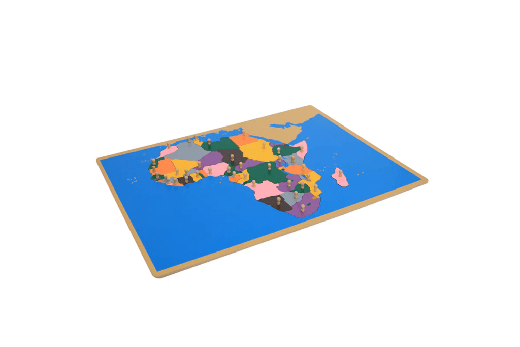 Montessori Puzzle Maps & Puzzle Map Cabinet