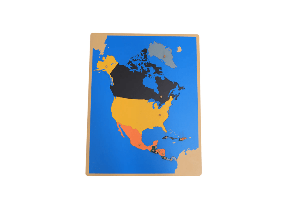 Montessori Puzzle Maps & Puzzle Map Cabinet