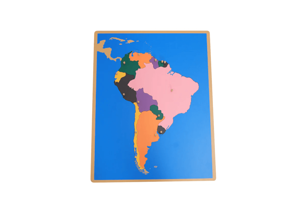 Montessori Puzzle Maps & Puzzle Map Cabinet
