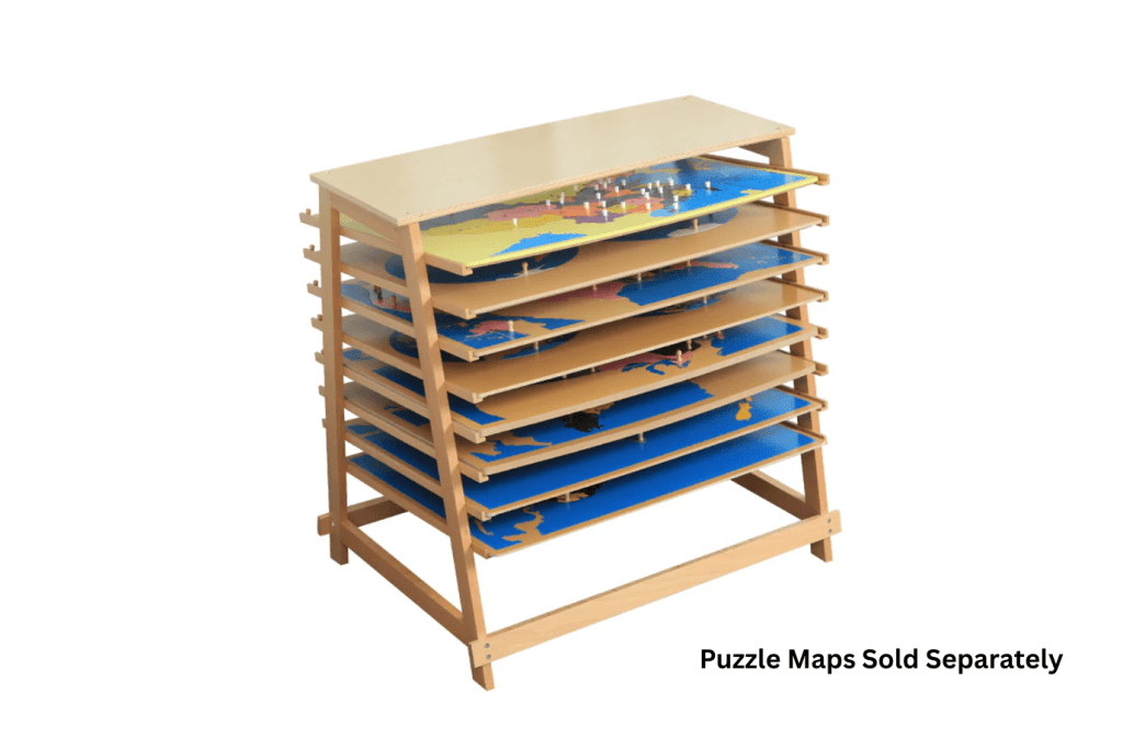 Montessori Puzzle Maps & Storage Options