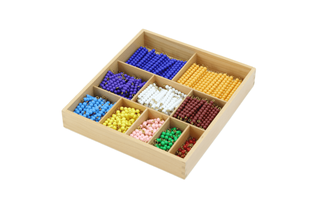 Multiplication Bead Bars with Box