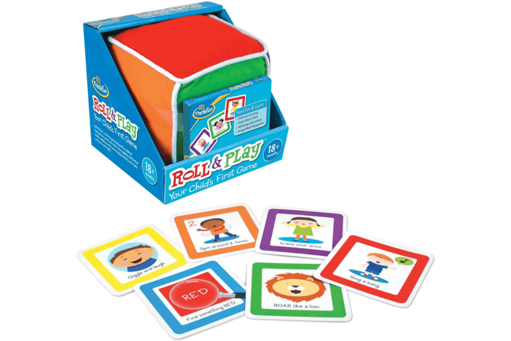 My First Game - Roll &amp; Play (18 Months+), ThinkFun, board games for toddlers, interactive games for toddlers, best games for toddlers, award-winning games for toddlers, The Montessori Room, Toronto, Ontario, Canada. 