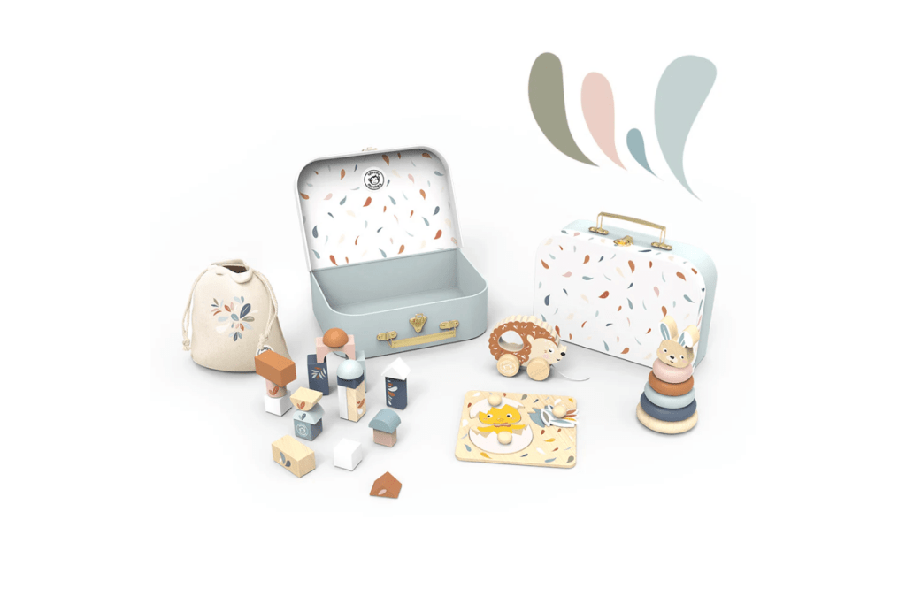 My First Toy Box, toddler toy sets, wooden toys for toddlers, best toys for toddlers, best gifts for toddlers, The Montessori Room, Toronto, Ontario, Canada. 