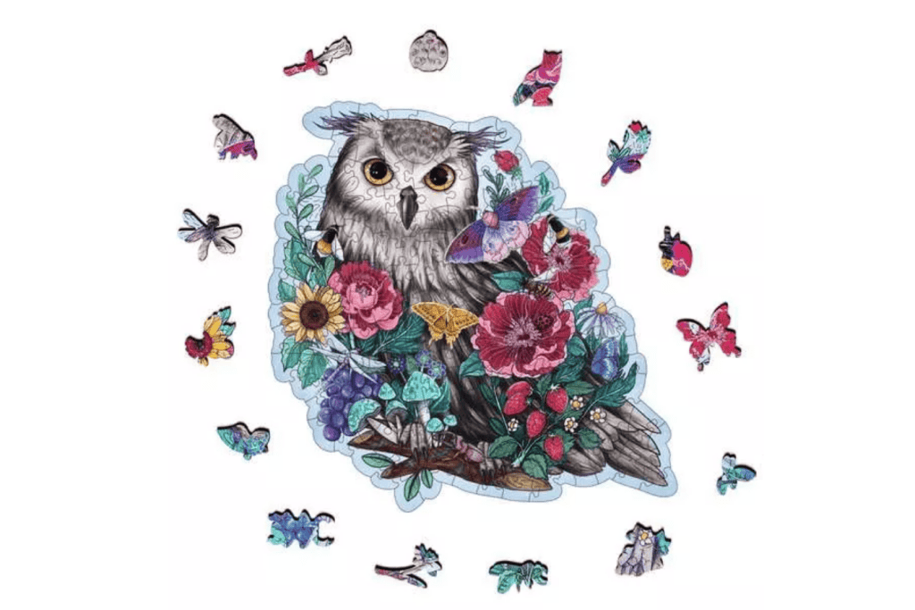 Mysterious Owl 150 Piece Wooden Puzzle