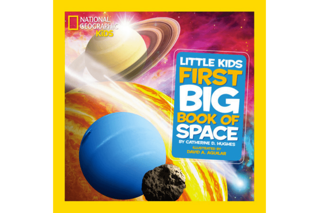 National Geographic Little Kids First Big Book of Space, best books for preschoolers, books with real photographs, reference books for kids, Montessori-friendly books, The Montessori Room, Toronto, Ontario, Canada. 