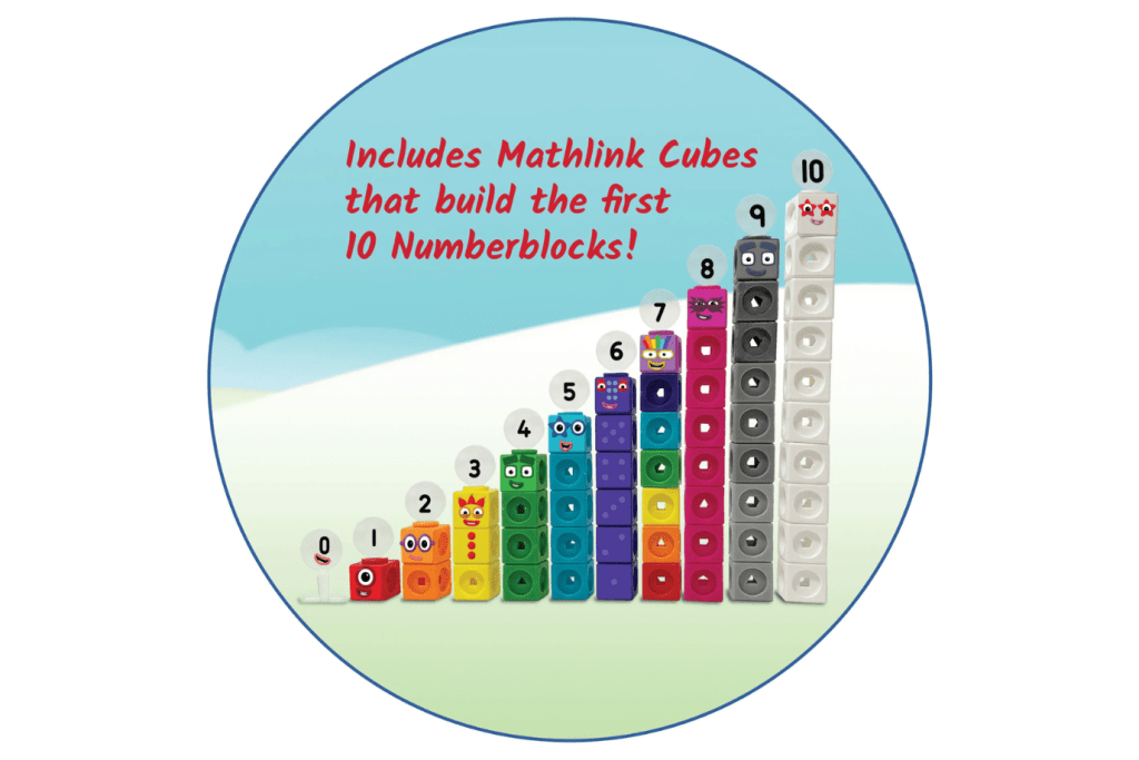 Numberblocks Mathlink Cubes - 1-10 Math Activity Set