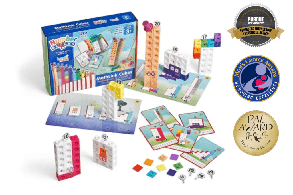 MathLink® Cubes Numberblocks® 11–20 Activity Set, Numberblocks toys Toronto, Canada