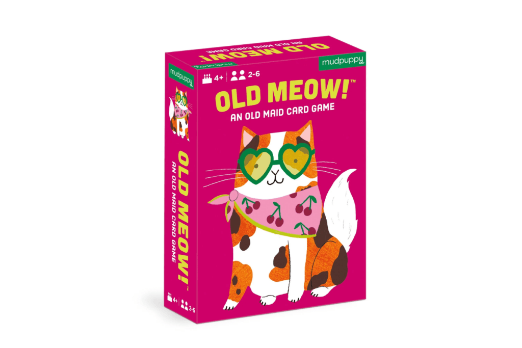 Old Meow! Card Game, Mudpuppy, best card games, fast-paced card games, fun card games, best card games for travel, card games for all ages, The Montessori Room, Toronto, Ontario, Canada. 
