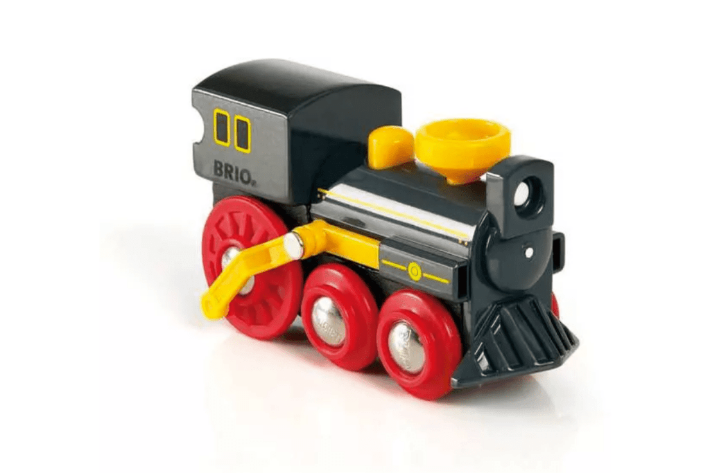 Old Steam Engine, Brio, Wooden train sets, best wooden train sets, wooden train accessories, best gifts for train lovers, The Montessori Room, Toronto, Ontario, Canada. 