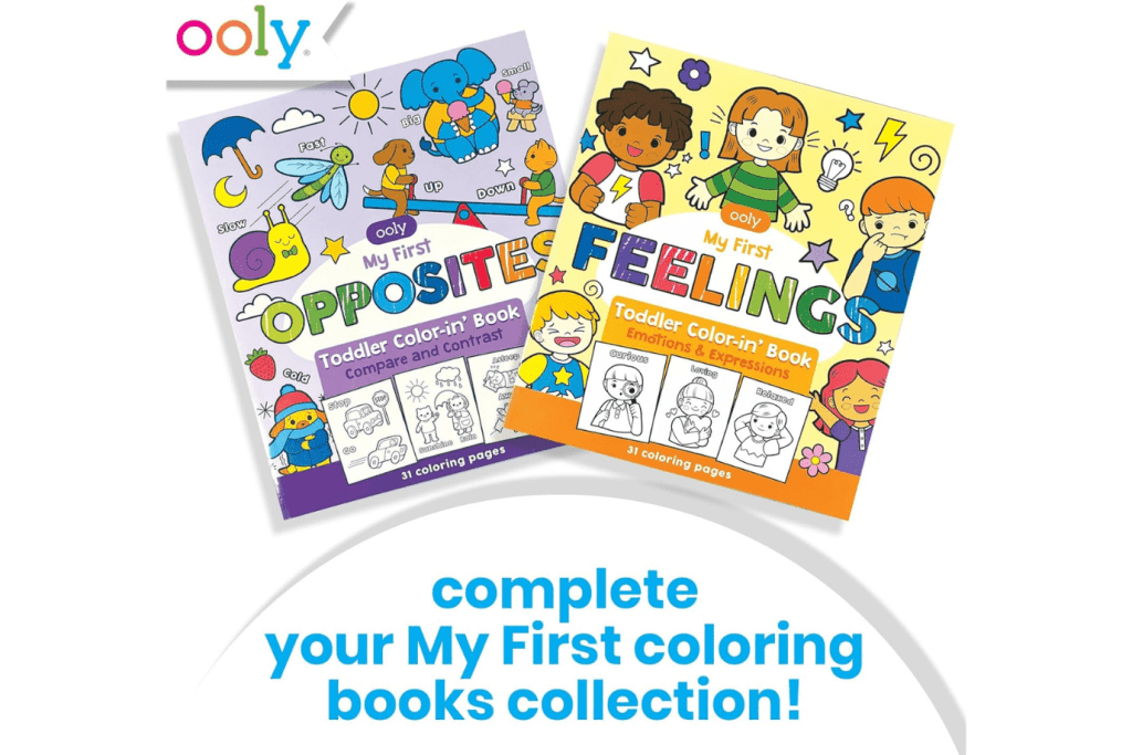 Ooly Toddler Colouring Books