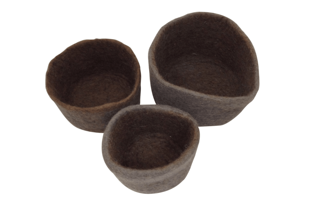 Papoose Nesting Bowls Grey (3 pcs)