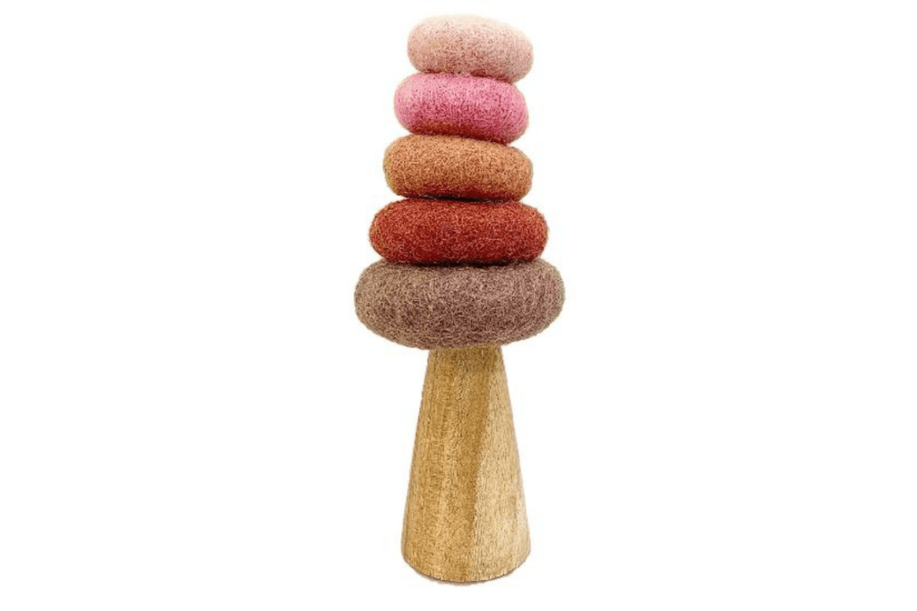 【SALE】Papoose Toys パプーストイズ 秋の木 フェルトツリー Papoose Trees I The Montessori Room