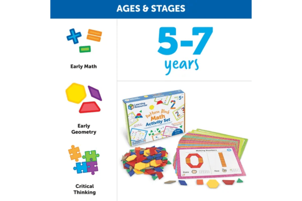 Pattern Block Math Activity Set