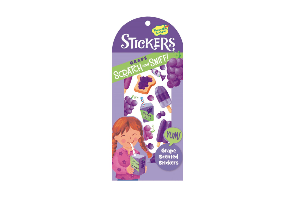 Peaceable Kingdom Stickers - Scratch & Sniff, Glow In The Dark, Puffy, and Foil