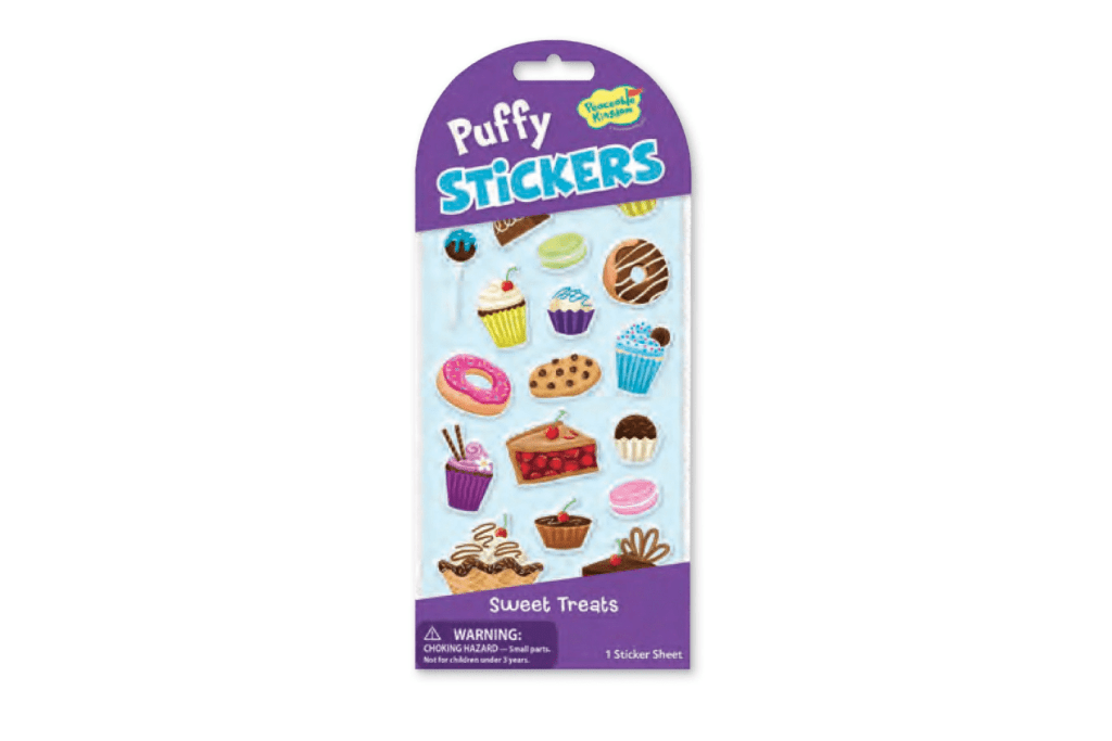 Peaceable Kingdom Stickers - Scratch & Sniff, Glow In The Dark, Puffy, and Foil