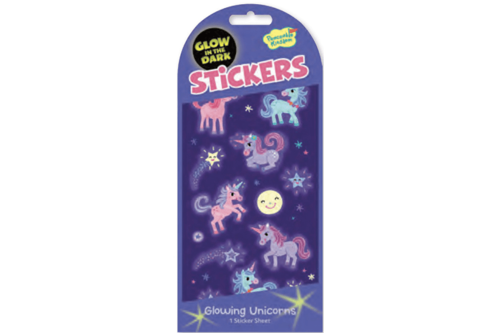 Peaceable Kingdom Stickers - Scratch & Sniff, Glow In The Dark, Puffy, and Foil