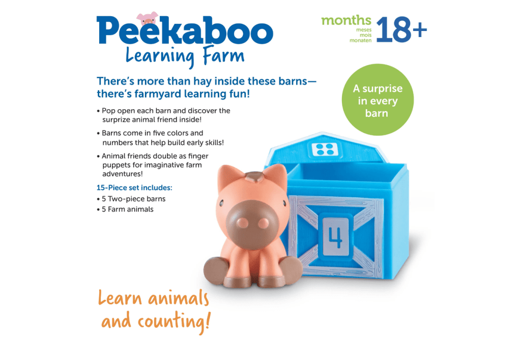 Peekaboo Learning Farm - Counting and Colour Matching