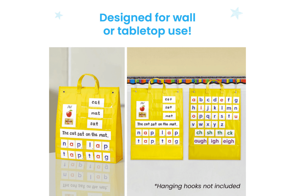 Phonics Skill Building Demonstration Pocket Chart