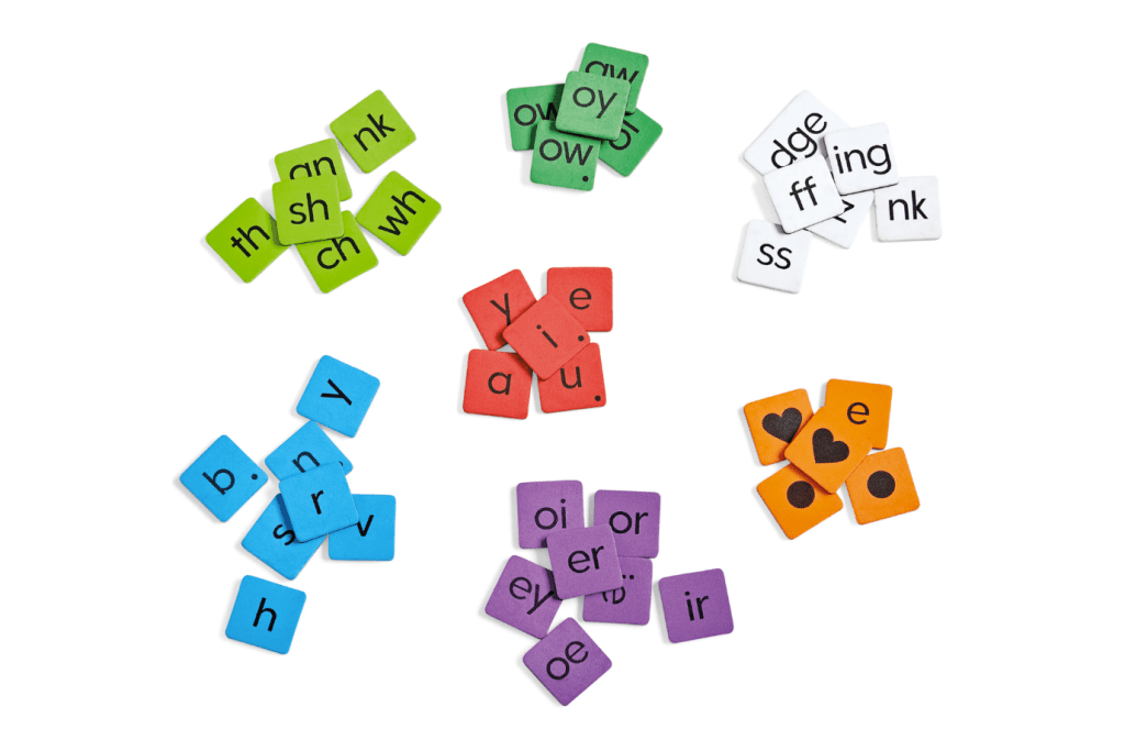 Phonics Word-Building Magnetic Tiles