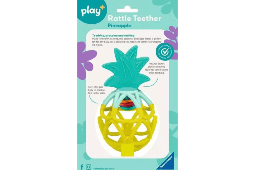 Pineapple Rattle Teether