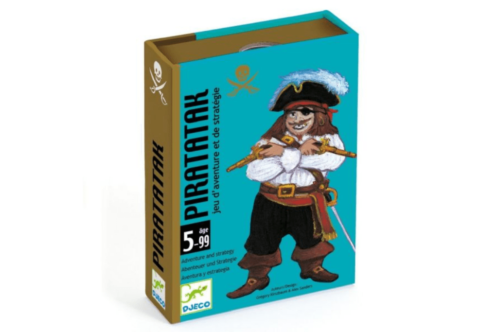 Djeco Piratatak Game, family games, best games for family game night, pirate games for kids, strategy games for kids, Toronto, Canada