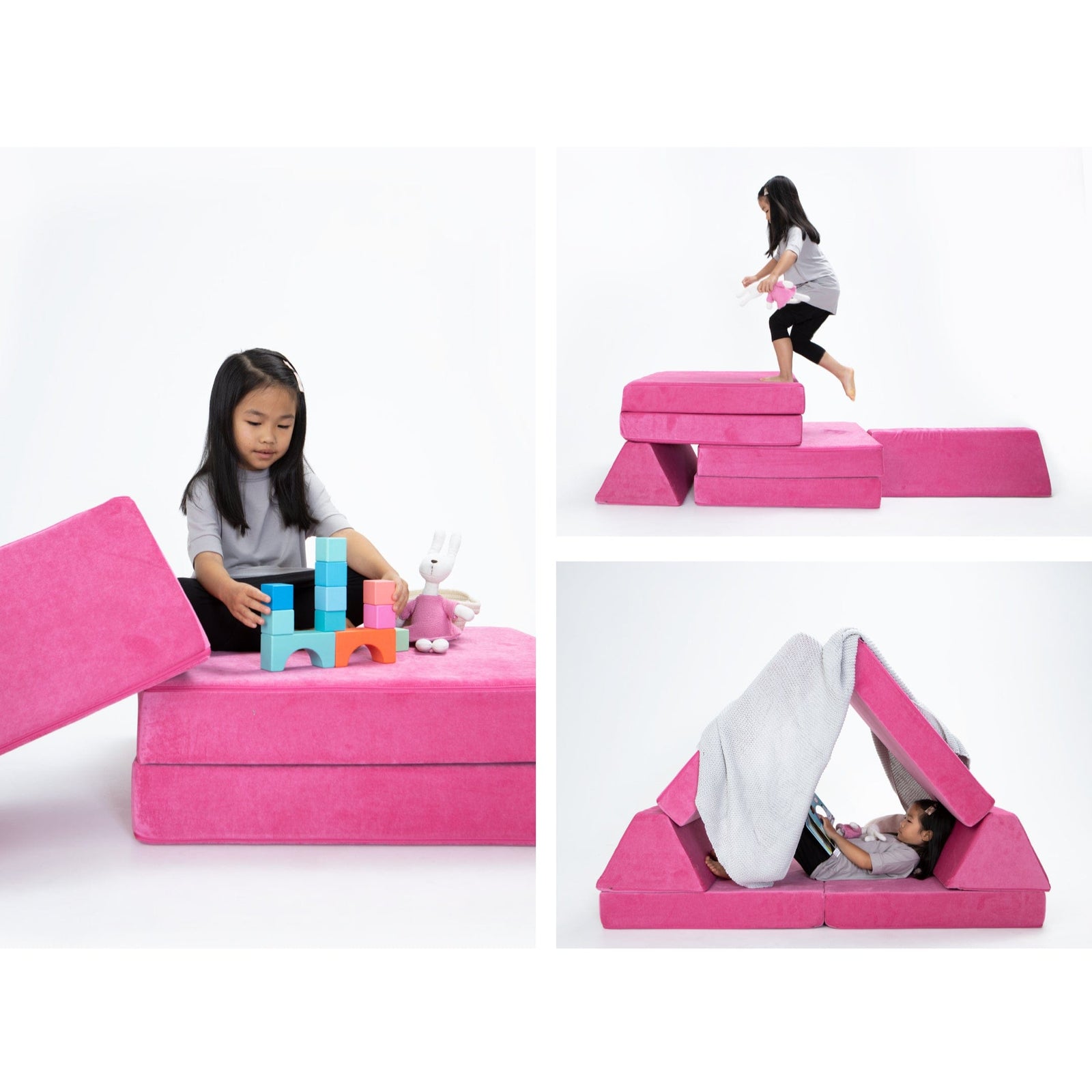 Go Coconut Canadian Play Couches, Furniture and Toys Play couch The Half-Coconut Play Couch
