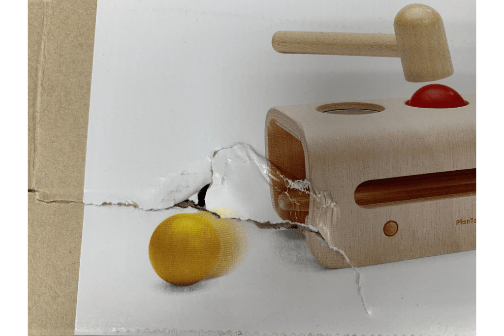 Plan Toys Hammer Balls - Ripped Packaging