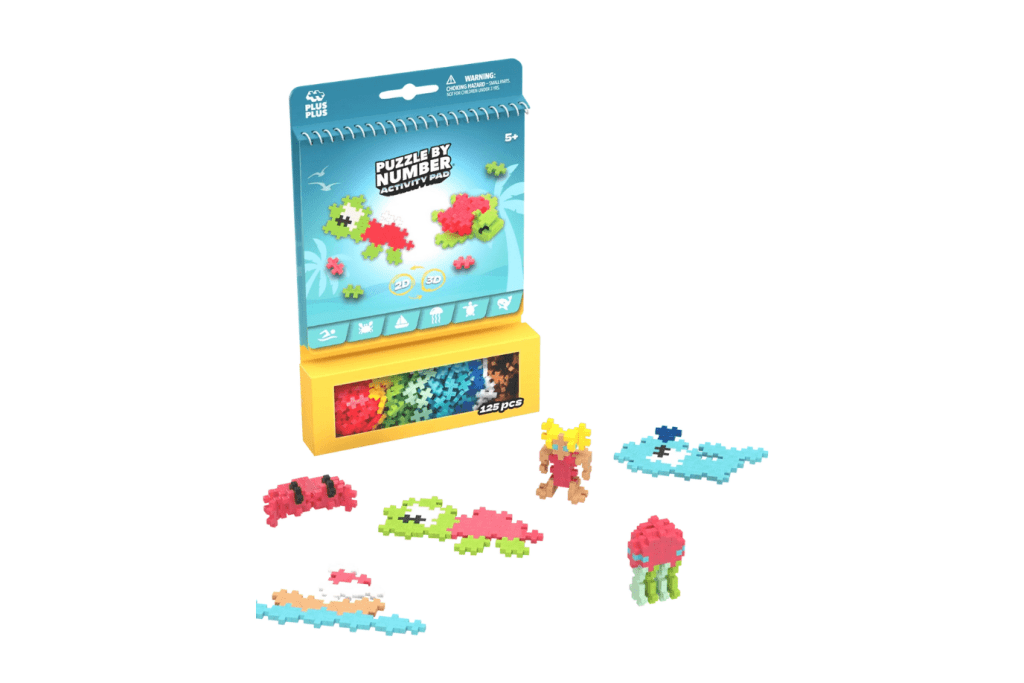 Plus-Plus Puzzle By Number Activity Pads