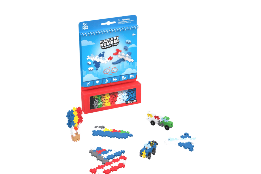 Plus-Plus Puzzle By Number Activity Pads